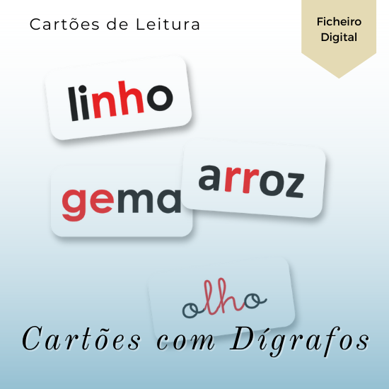 280 Cartões com Dígrafos